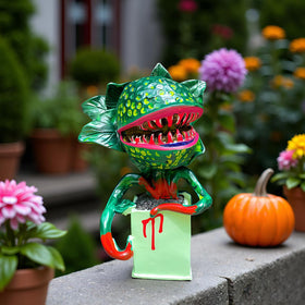 JARPSIRY resin Halloween decor ornament resists weather and fading for long-lasting display.