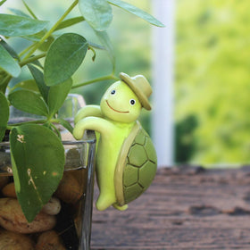 JARPSIRY charming turtle figure elevates planters and borders