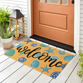 JarThenaAMCS 16-5x29 door mat offers non-slip footing for busy entrances.