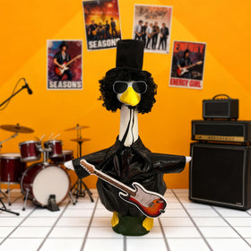 JarThenaAMCS Rock Roll Goose Sunglasses deliver cool accessory for outdoor decor.