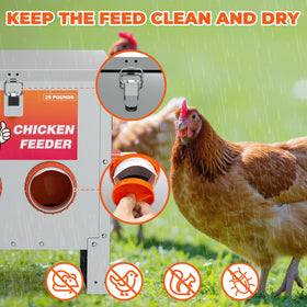 JASDEGO side handle for easy repositioning in the coop.