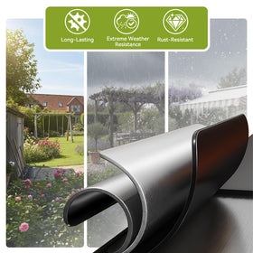 Jasdego adjustable bracket keeps planter stable on varied railings.