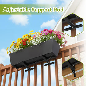 Jasdego foam padding protects rail during outdoor display.