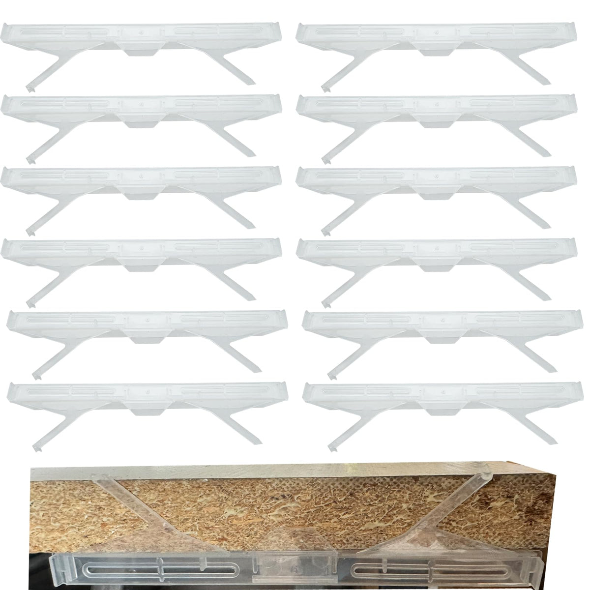 Jashem beehive trap 12-pack box visible for quick setup