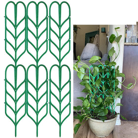 Jashem garden trellis stackable 6-pack supports climbing plants in pots