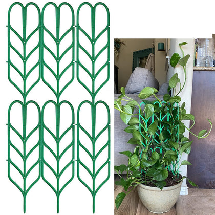 Jashem garden trellis stackable 6-pack supports climbing plants in pots