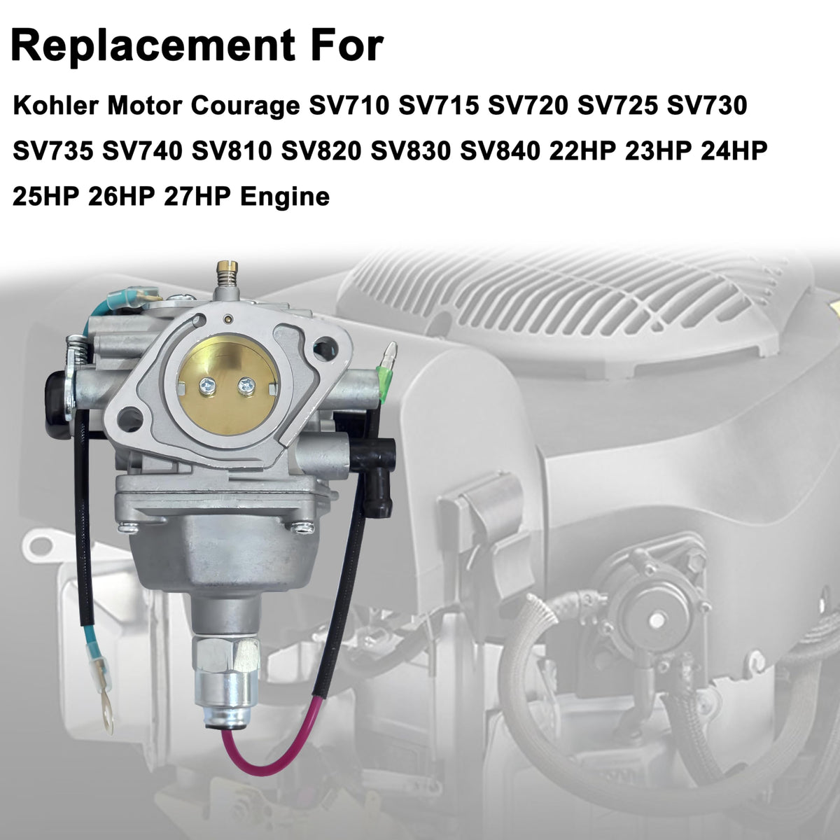 Installation-ready JAVENYIMAN carburetor kit shown with standard tools