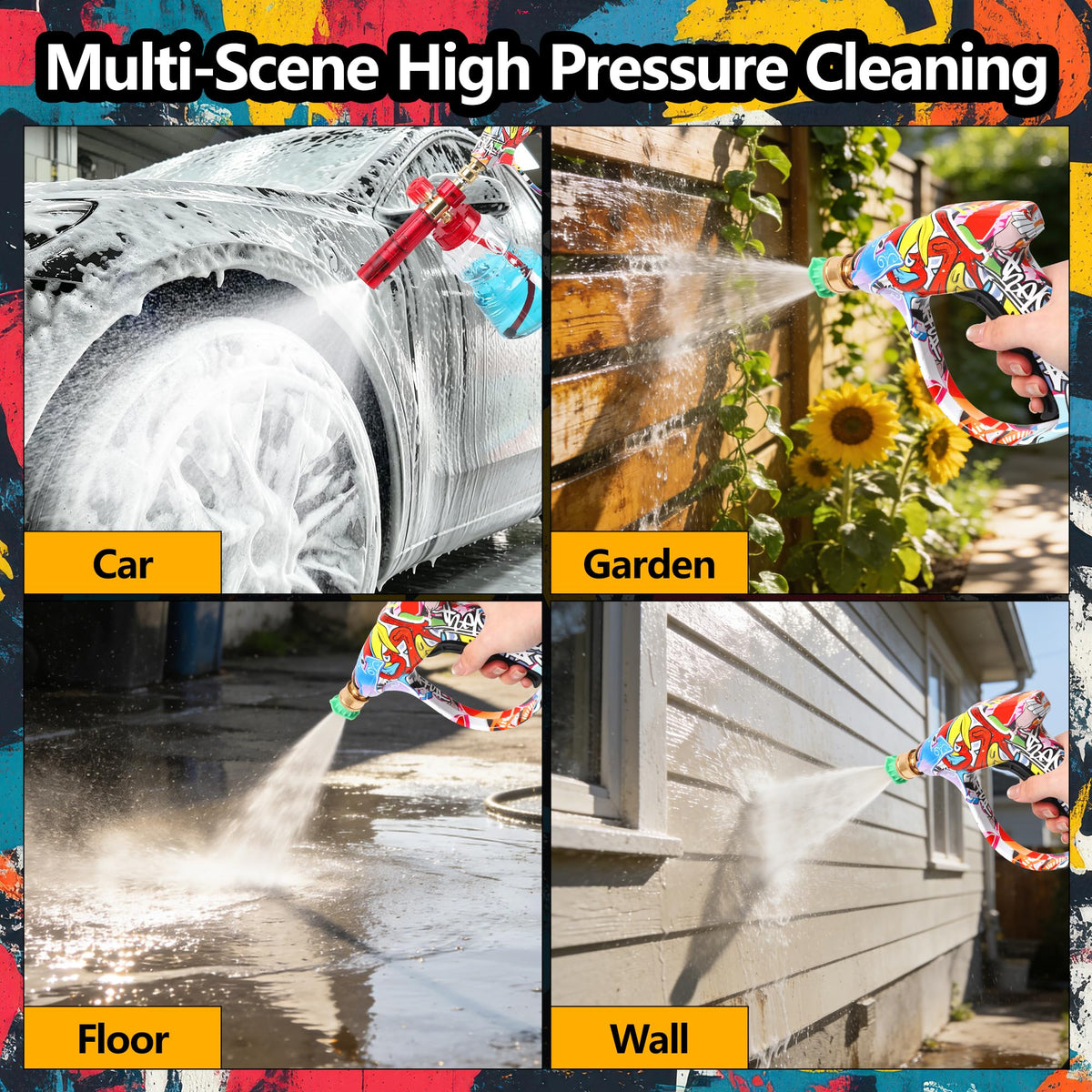 Javneo complete car wash kit for tackling tough grime efficiently