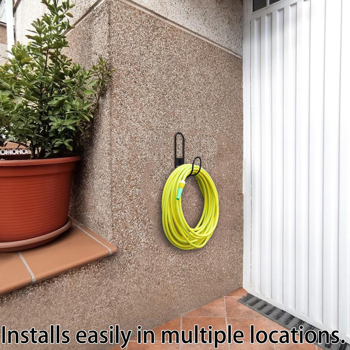JAWULIJA durable hose holder keeps watering essentials ready after use