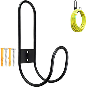 JAWULIJA garden hose holder on wall keeps hoses organized and within reach