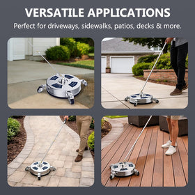 JaxonBilt four swivel casters for smooth movement on large flat surfaces.