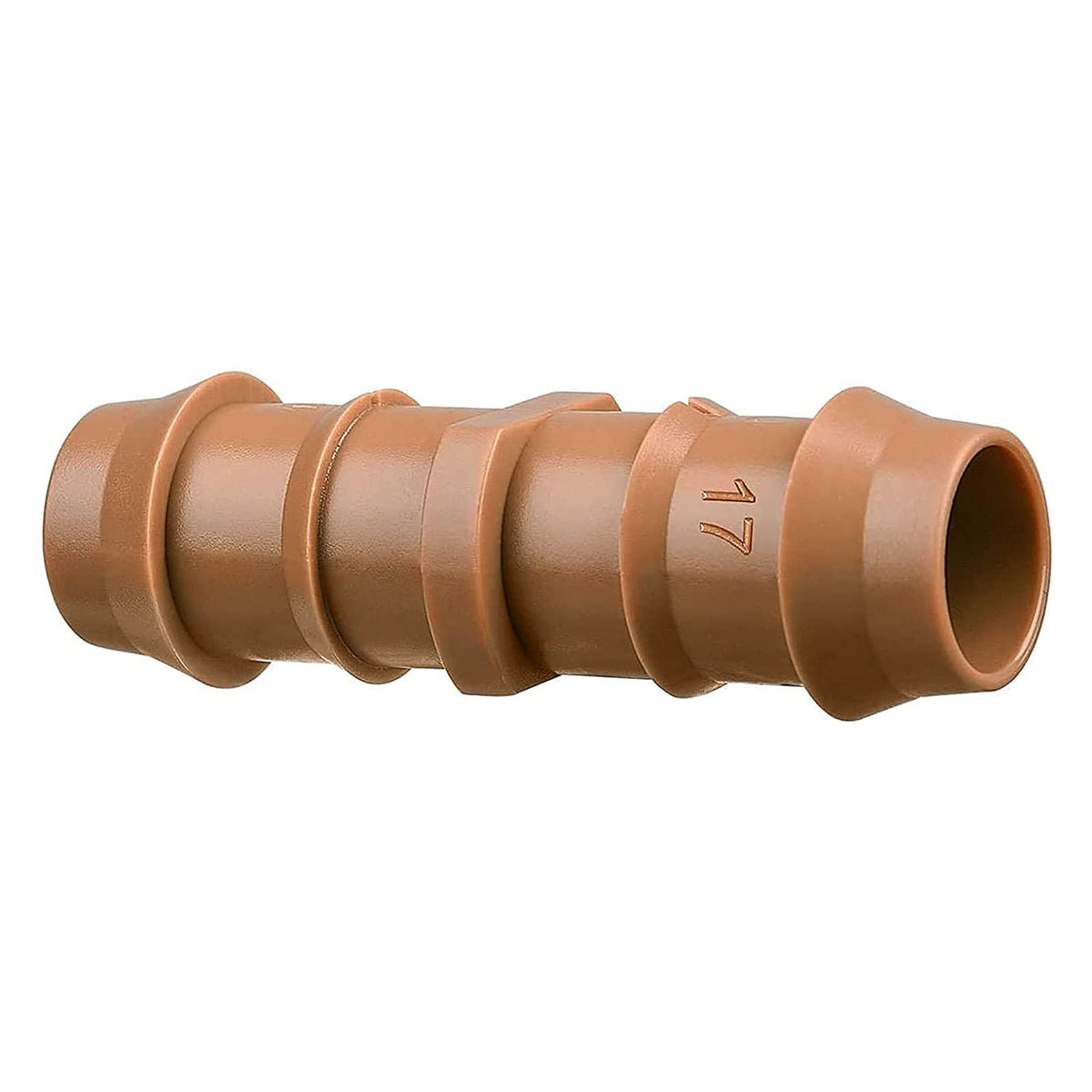 JAYEE 30 pack barbed couplings for 17mm tubing, ready for installation