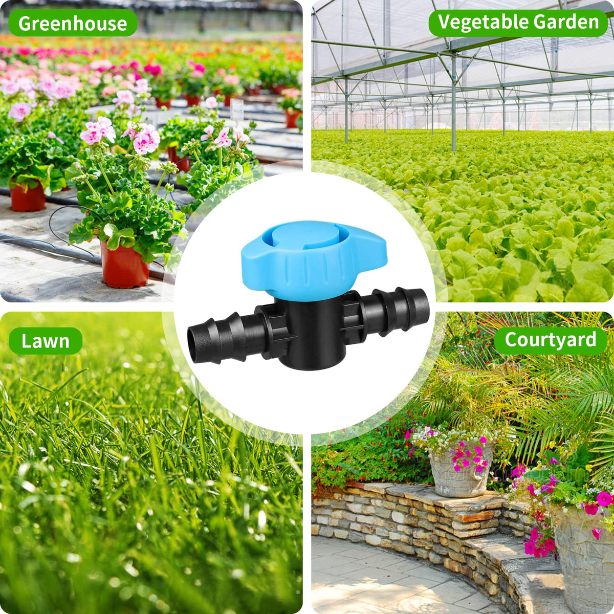 JAYEE barbed ends leak proof connection — steady irrigation flow