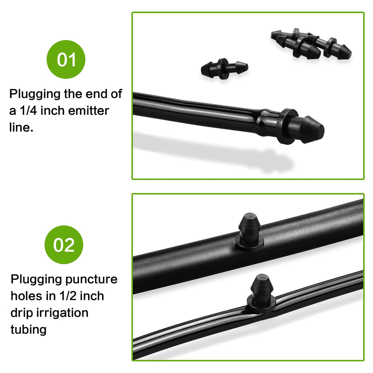 JAYEE barbed ends ensure a secure, leak-free connection between tubing segments