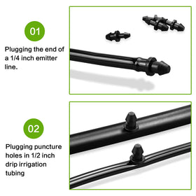 JAYEE barbed ends ensure a secure, leak-free connection between tubing segments