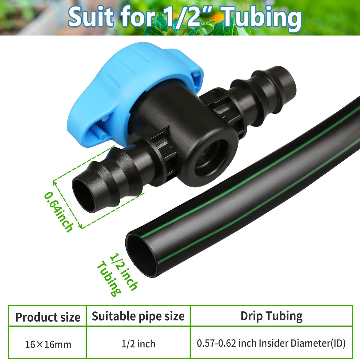JAYEE barbed switch valve assembly — secure, leak-proof tubing connections
