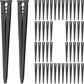 JAYEE drip stakes 1-4-inch tubing clip secures drip line for precise root-zone watering.