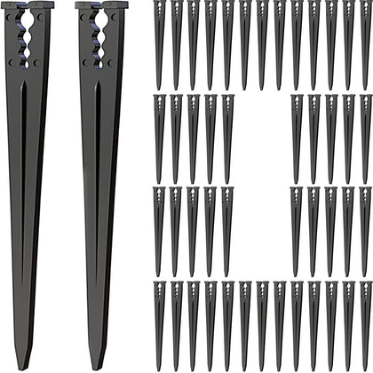 JAYEE drip stakes 1-4-inch tubing clip secures drip line for precise root-zone watering.