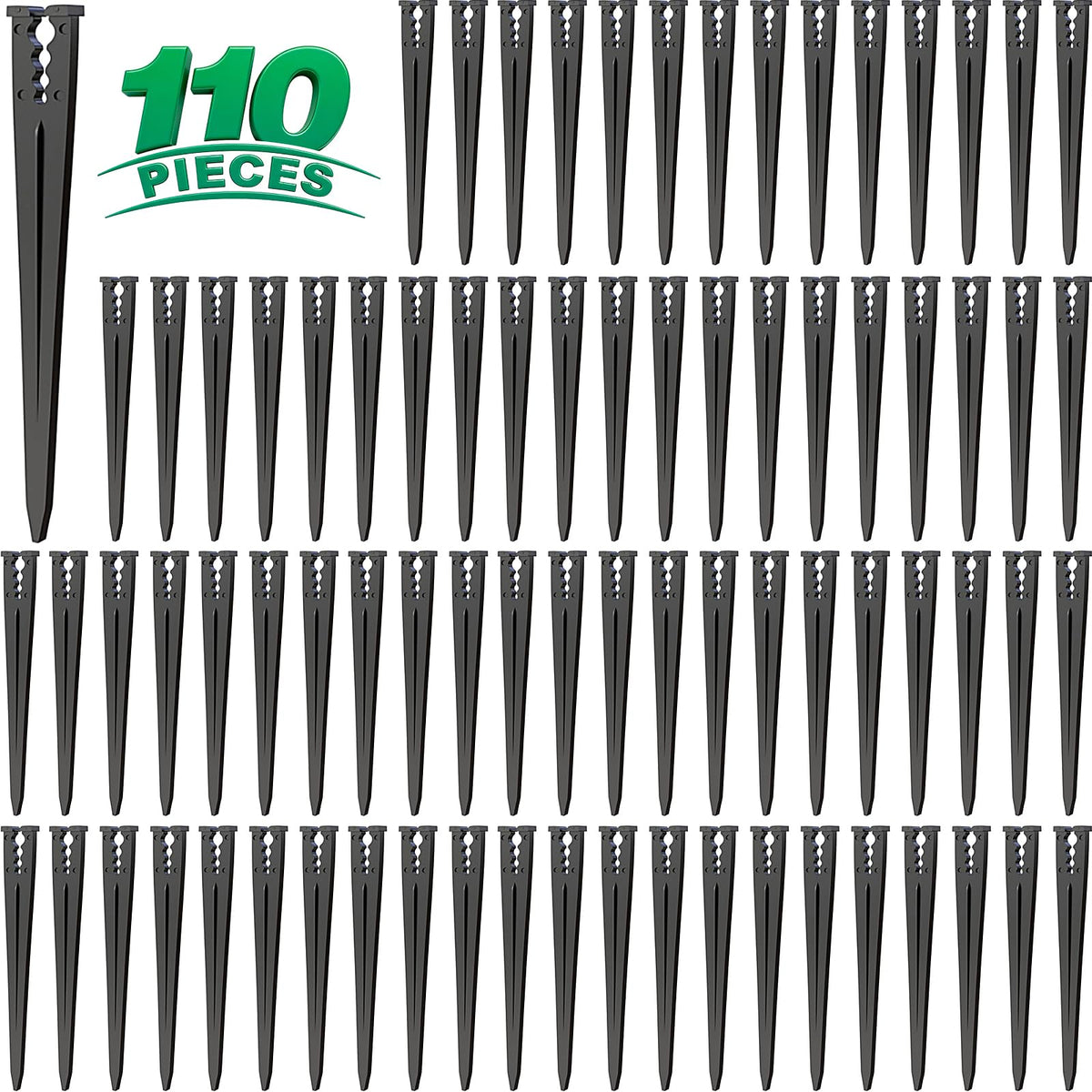 JAYEE tubing-holder top design keeps drip lines neatly elevated and organized.