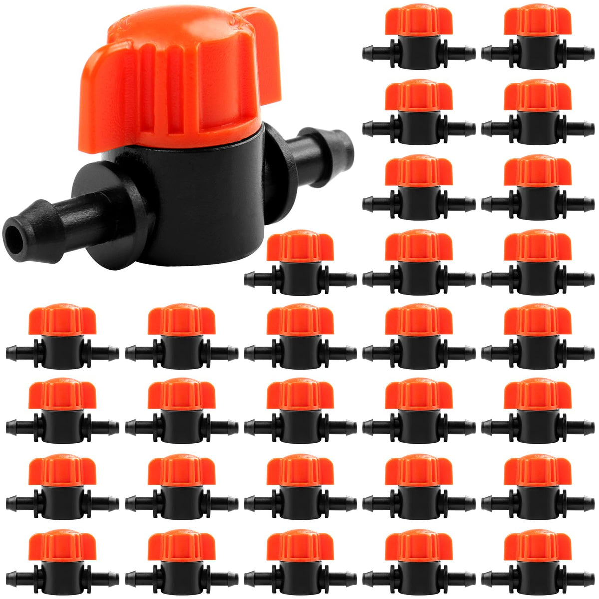 JAYEE drip valve barbed end close-up for secure connections