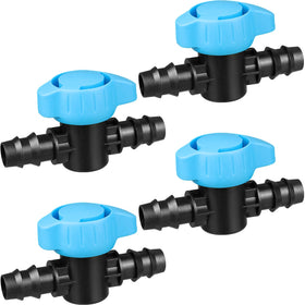 JAYEE drip irrigation valve half-inch 4-pack — precise flow control for individual plants