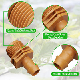 JAYEE durable UV-resistant plastic construction for long-lasting drip system components