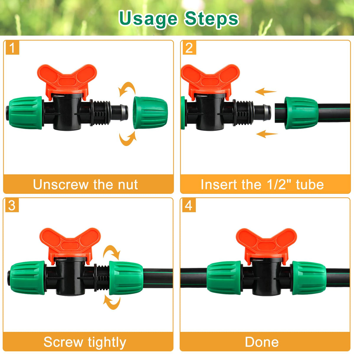JAYEE compatible with garden irrigation layouts including beds and lawns