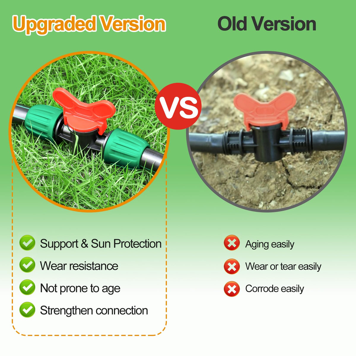 JAYEE twist-lock barbed end valve enabling easy tool-free installation