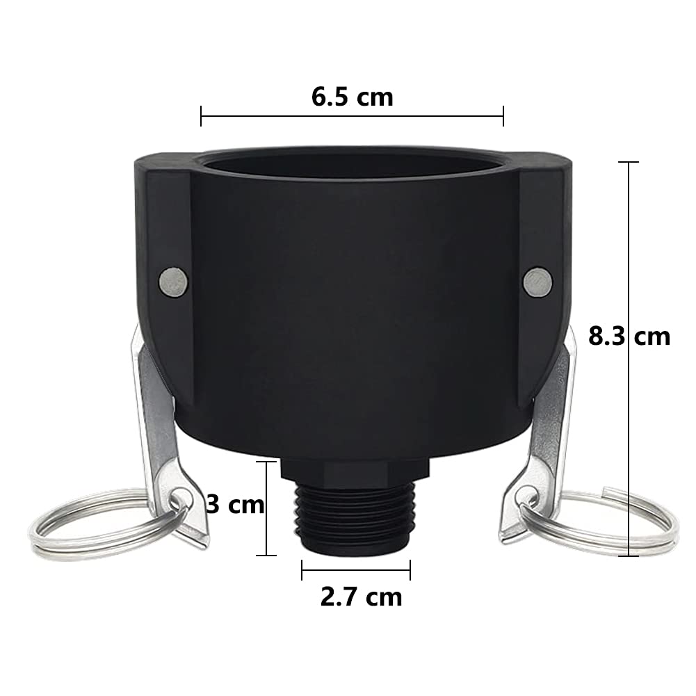 Jayen chemical-resistant camlock fittings for harsh liquids.