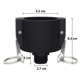 Jayen chemical-resistant camlock fittings for harsh liquids.