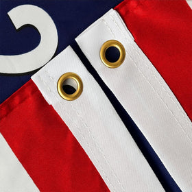 Jayus 250th anniversary flag 4x6 suitable for indoor or outdoor display.
