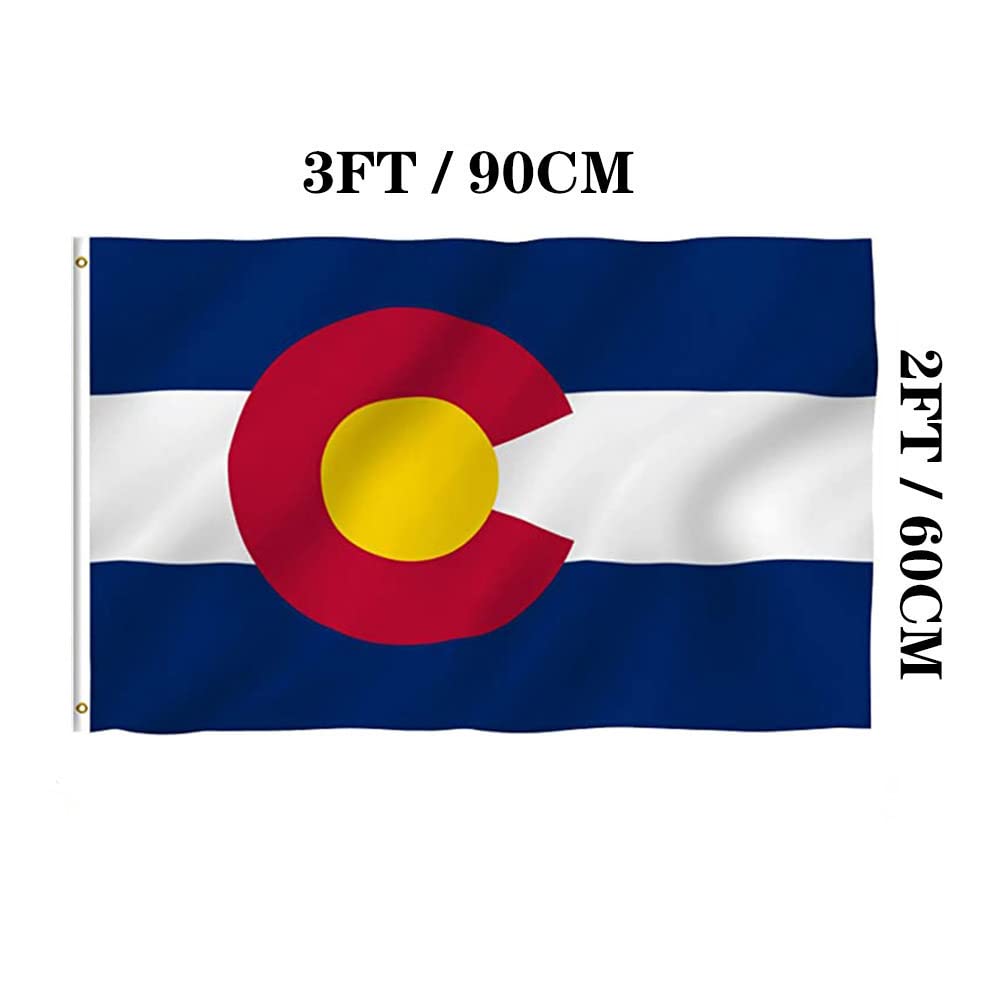 Jayus Colorado flag suitable for indoor and outdoor display
