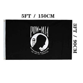 Jayus POW MIA flag shown on porch, car, or boat display