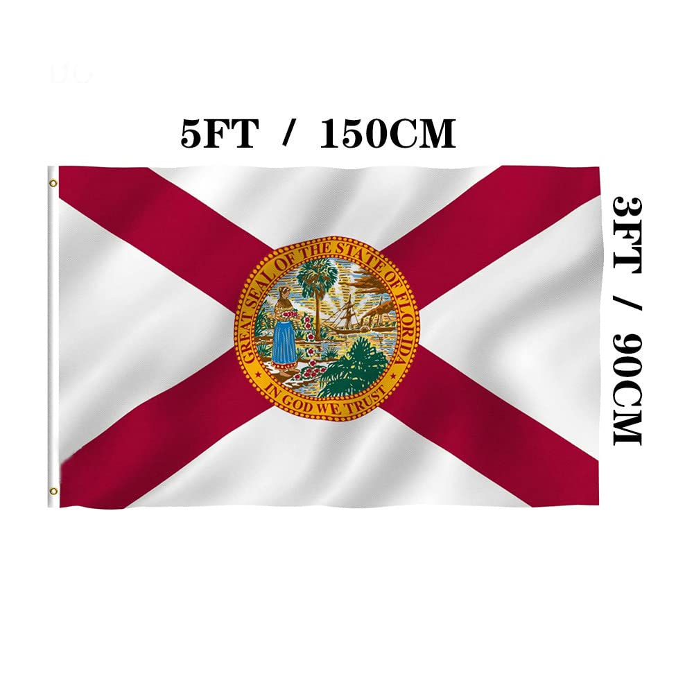 Jayus 3x5ft Florida flag ready for outdoor installation