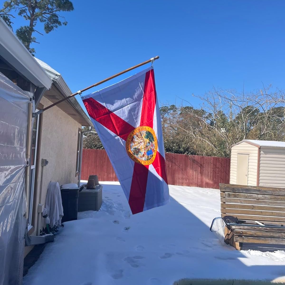 Jayus flag with vivid colors on heavy-duty polyester