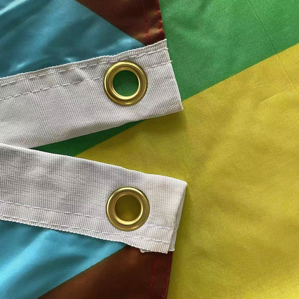 Jayus outdoor-visibility Progress Pride flag designed for outdoor displays.