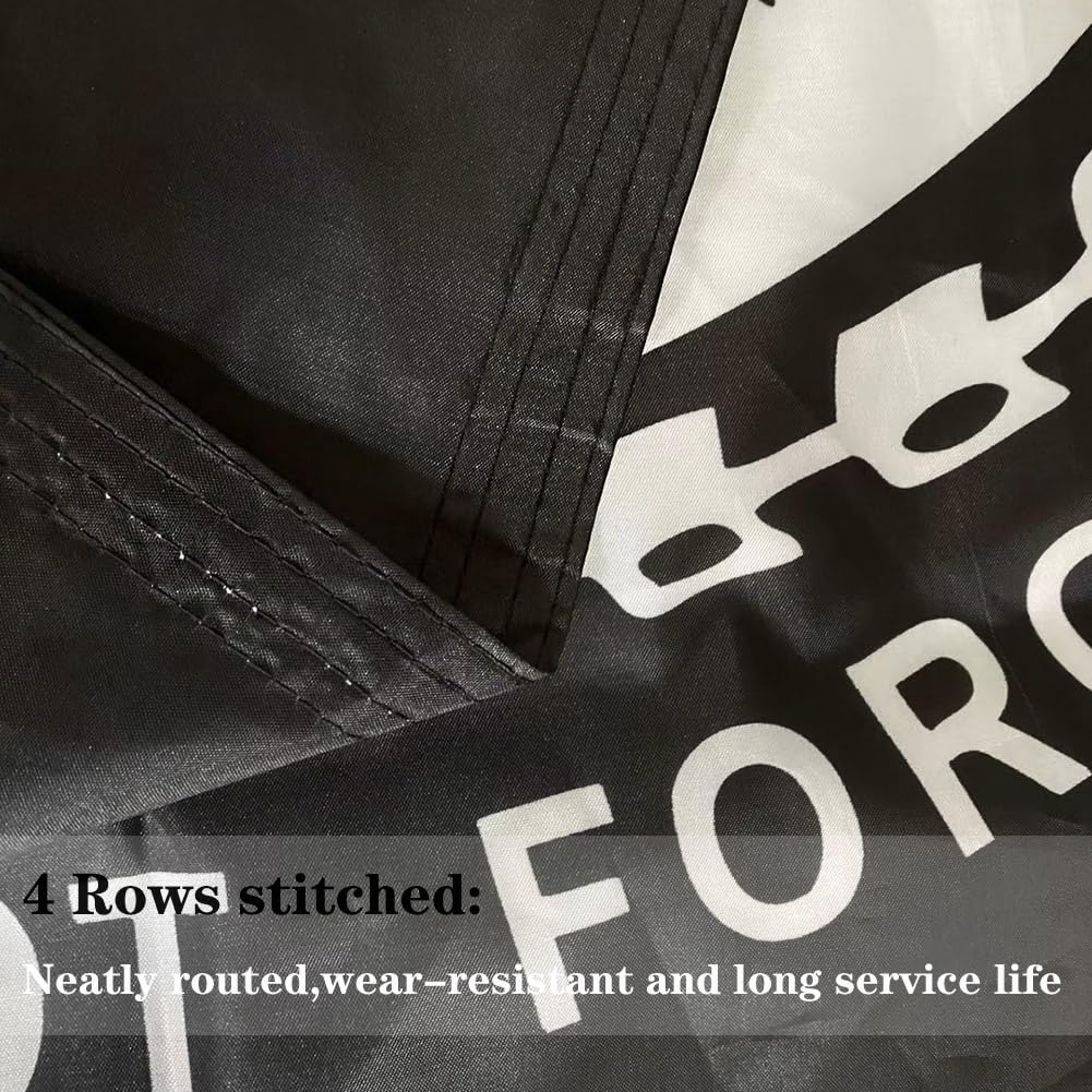Jayus POW MIA flag durable stitching and triple-layer design.