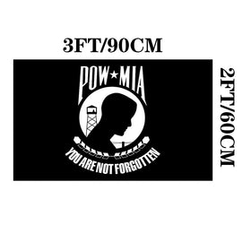Jayus POW MIA flag weather-resistant fabric for long-lasting outdoor use.