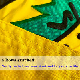 Jayus weather resistant flag resists fading for long outdoor use