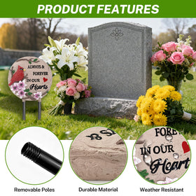 Jazcimdo Memorial Plaque as a thoughtful sympathy gift for loved ones.