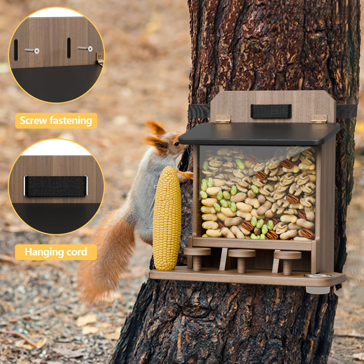 JAZUIHA built-in water bowl supports hydration during outdoor visits.