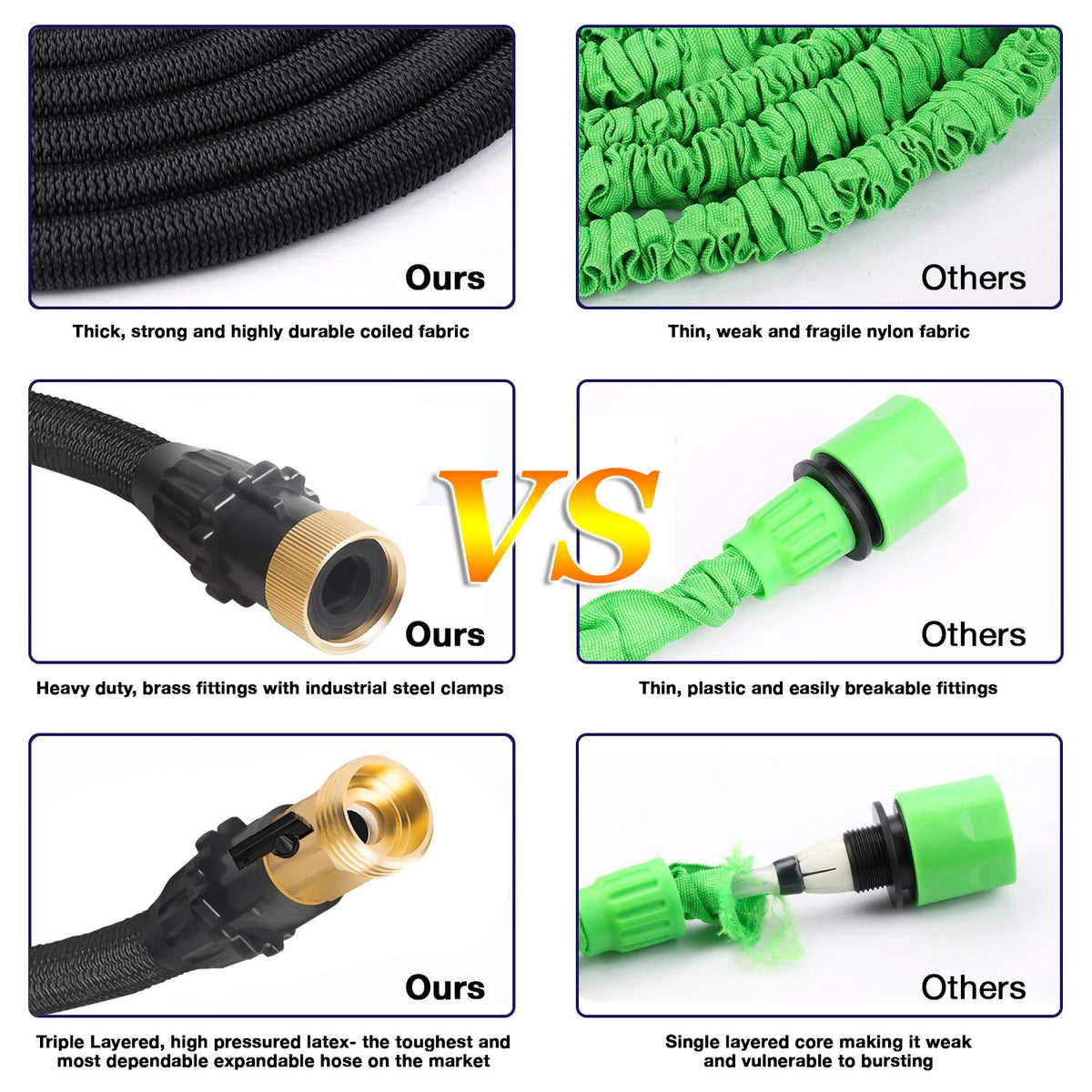 J&B XpandaHose 75ft compact setup suitable for quick storage.