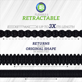 J&B XpandaHose 75ft four-layer latex core emphasizes long-lasting pressure resilience.