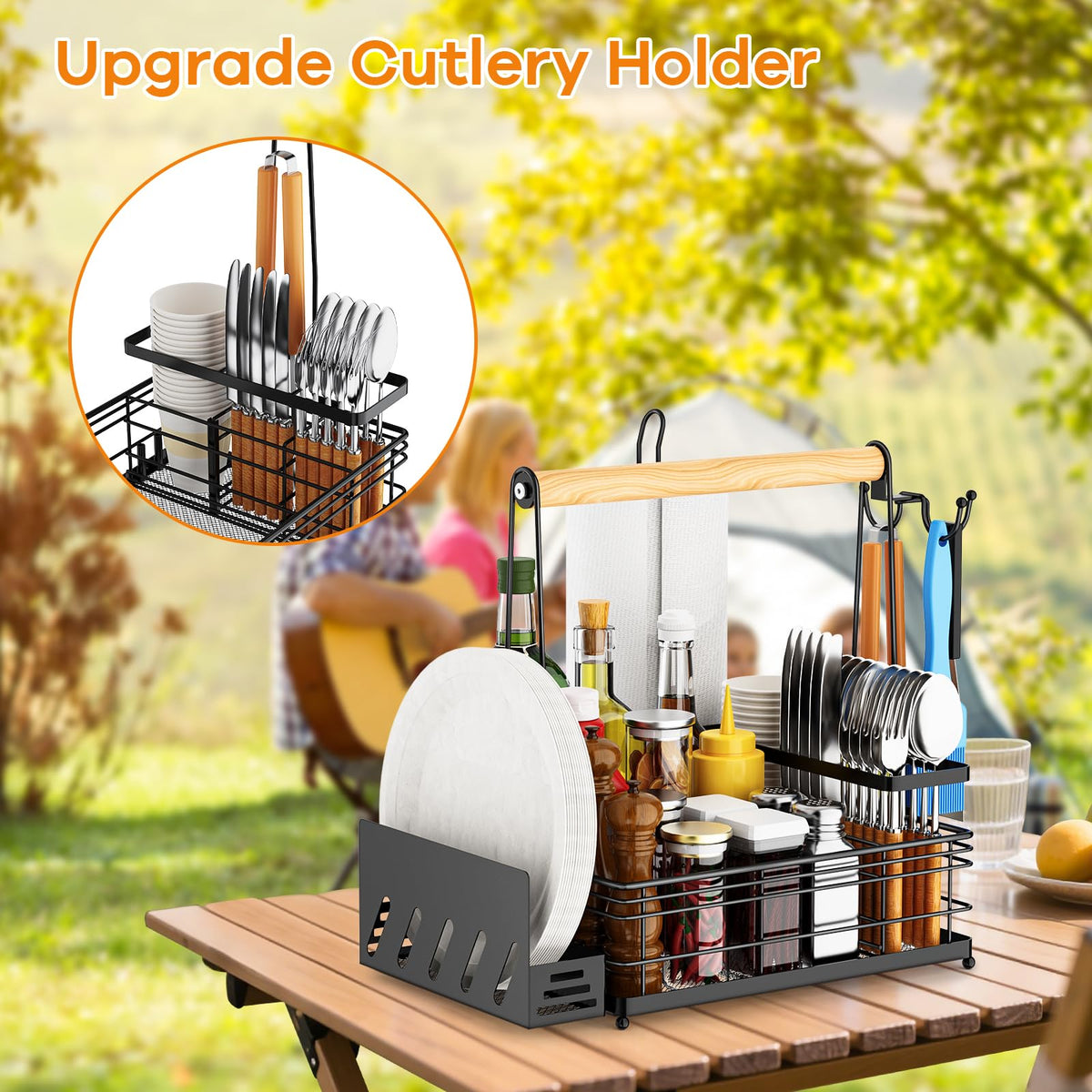 JBBTOOL Grill Caddy detachable construction for easy storage and transport