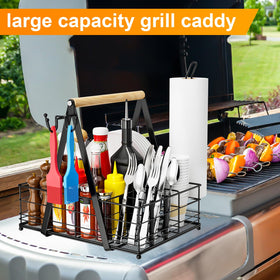 JBBTOOL Grill Caddy mesh structure for quick drying and easy cleanup