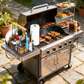JBBTOOL Grill Caddy spacious organizer for camping and tailgating
