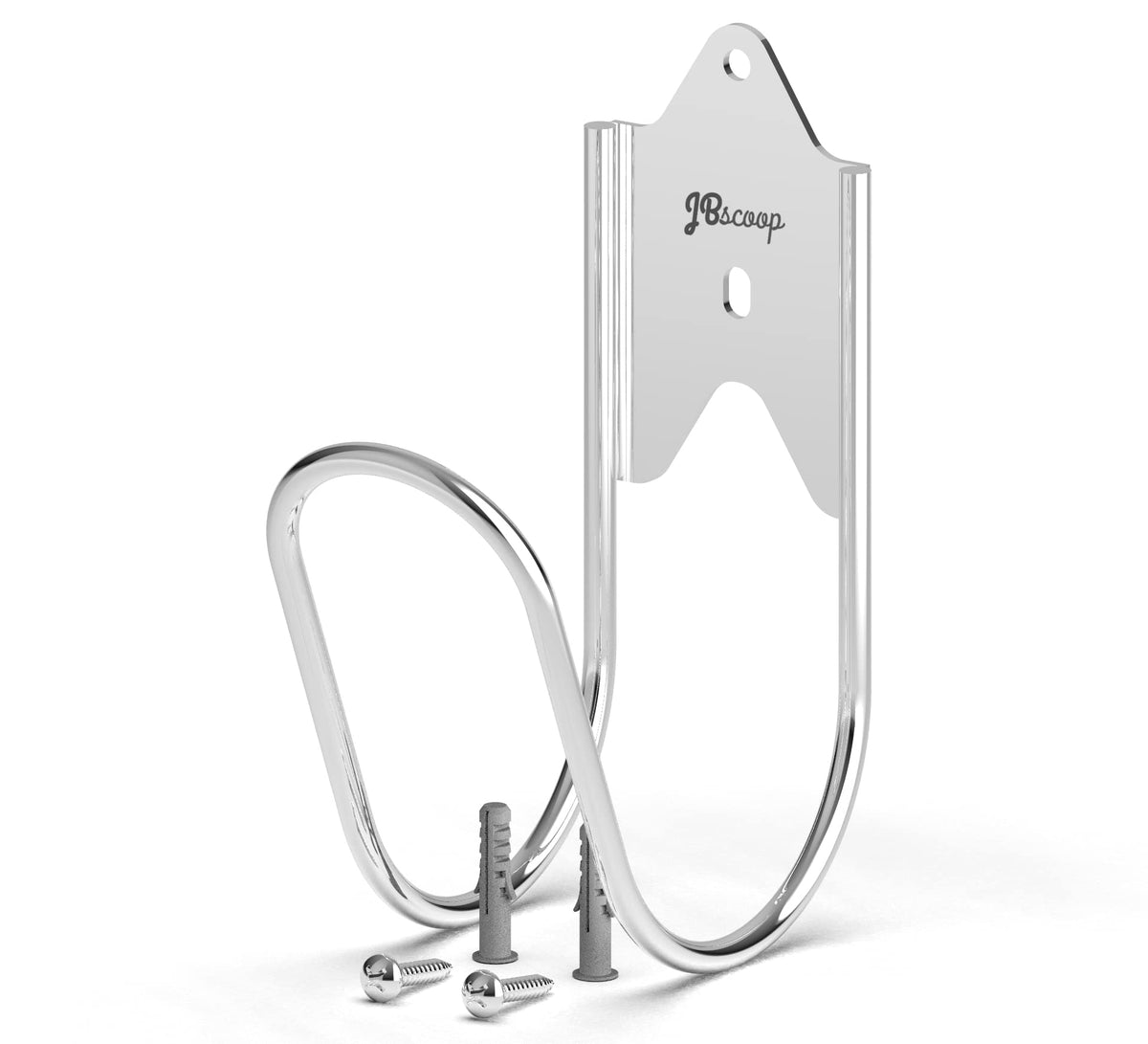 JBscoop capacity display showing up to 90 ft of 1/2 in hose