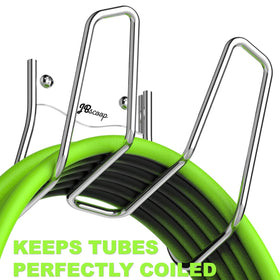 JBscoop organized garden workspace keeps hoses and cords off the floor