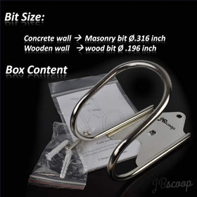 JBscoop rust-proof 304 stainless steel withstands outdoor use