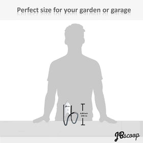 JBscoop set of two provides symmetrical hose storage for larger setups